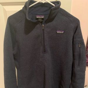 Navy Patagonia quarter zip